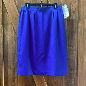 Executive Collection Just for Women cobalt blue skirt